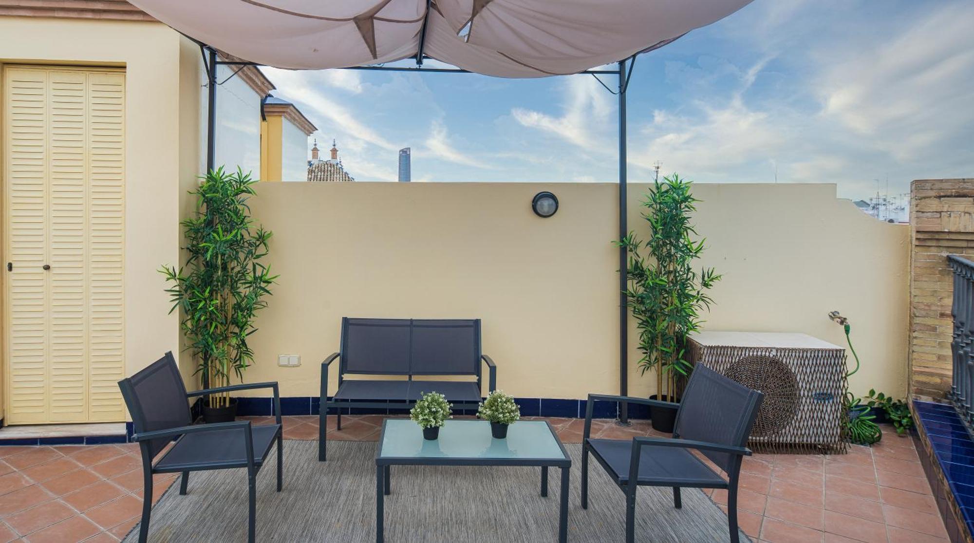 セビリアExclusive Triplex With Private Terraceアパートメント エクステリア 写真