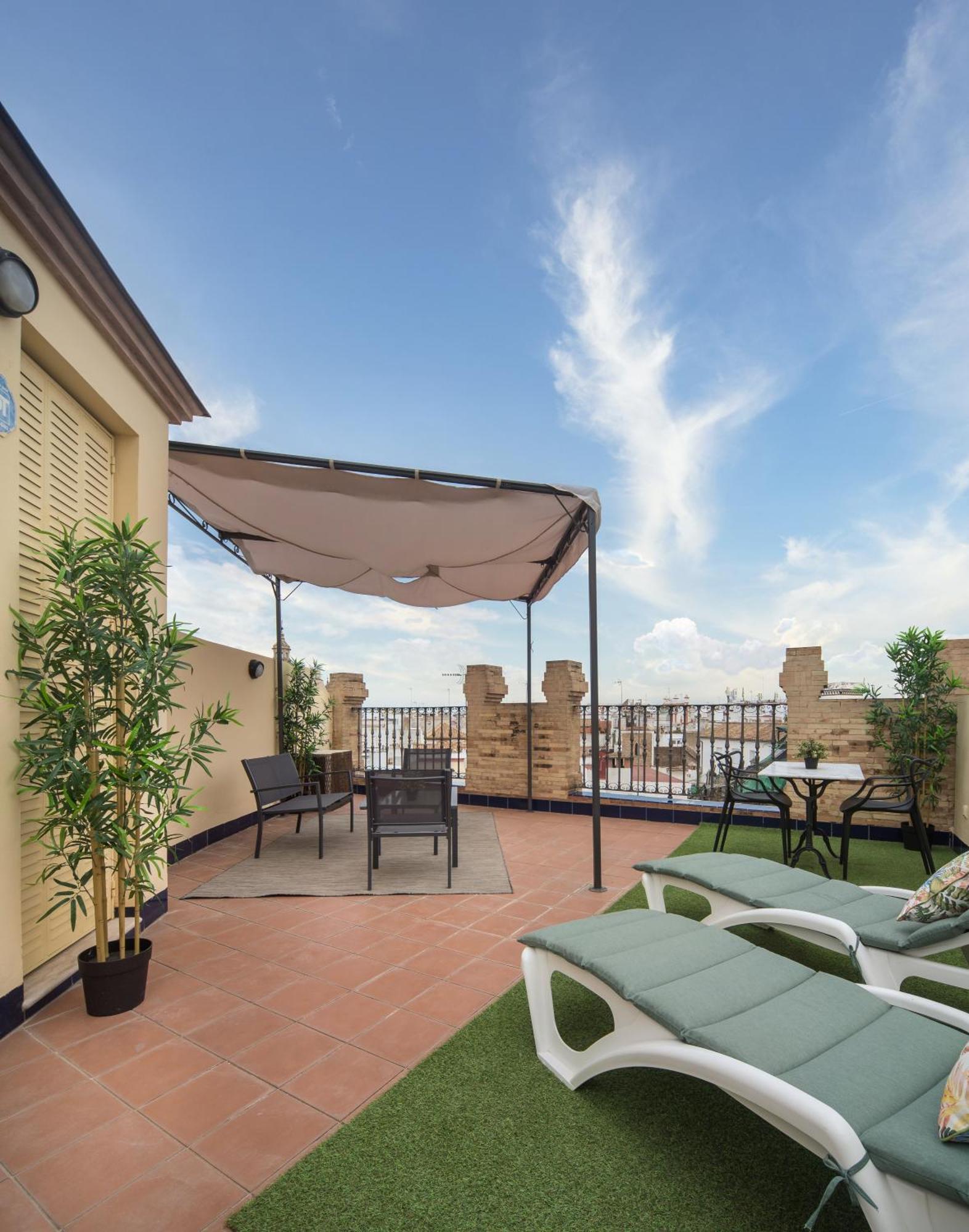 セビリアExclusive Triplex With Private Terraceアパートメント エクステリア 写真